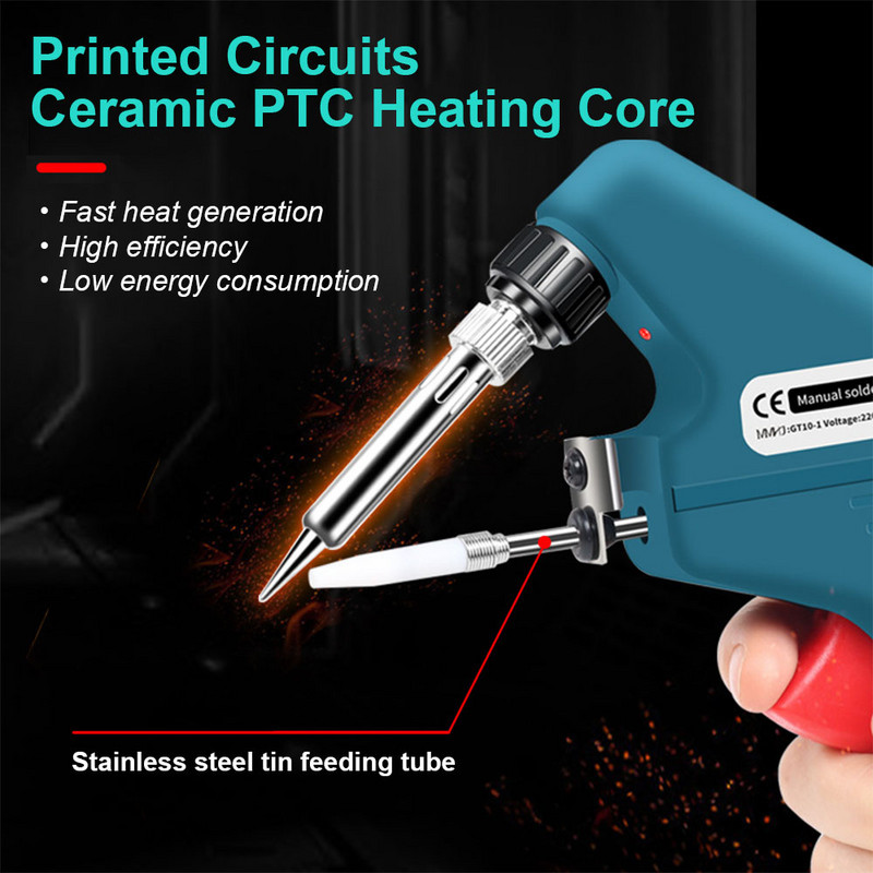 60 W jootekolb masin jootepüstoli sisemine kuumus kiire termiline jootekolb automaatse tina etteande masina remonditööriist