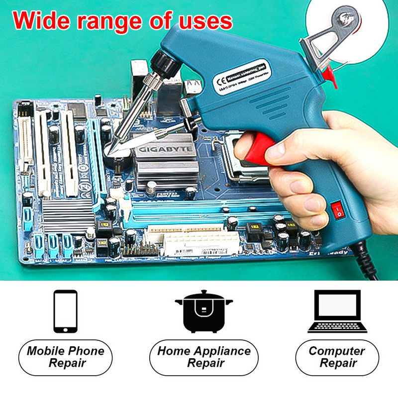 60 W jootekolb masin jootepüstoli sisemine kuumus kiire termiline jootekolb automaatse tina etteande masina remonditööriist