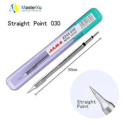 MasterXu JABE UD 1200 uzgaļi UD-1200 lodēšanas stacijas uzgalis, asas izliekuma asmeņi lēciena vadam Home Button Repair Face ID Flex remonts