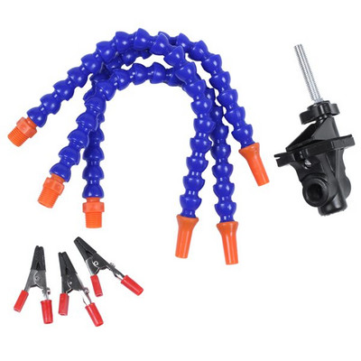 Menghină de masă Stație de lipit cu clemă de masă cu brațe flexibile de 3 buc. Suport fier de lipit PCB Reparație de sudare Instrument a treia mână