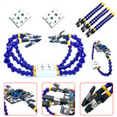 Επιτραπέζιο σφιγκτήρας πάγκου μέγγενη συγκολλητικός σταθμός με εύκαμπτους βραχίονες συγκολλητικό σίδηρο συγκολλητικό επιτραπέζιο σφιγκτήρα συγκόλλησης Τρίτο χέρι επισκευαστικό εργαλείο