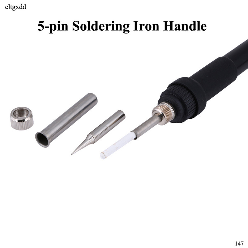 Cltgxdd karstlodēšanas stacijas dzelzs rokturis 24V priekš HAKKO 907 ESD 936 937 928 926 IND008 852 852D 878 898