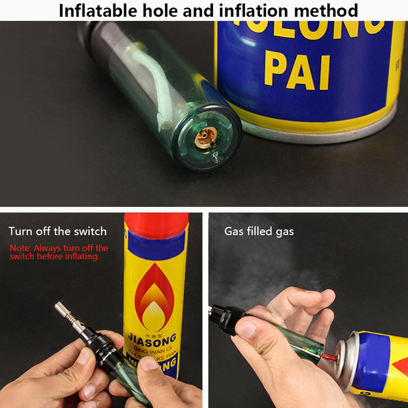 1300 Celsiuse järgi butaanigaasiga keevitamise jootekolvid keevituspliiatsiga põleti puhumispõleti gaasiga jootekolb juhtmeta butaani otsatööriist