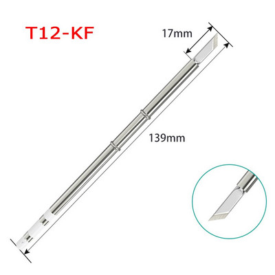 T12 elektromos forrasztópáka hegyű forrasztóállomás készletek Réz ólommentes hegesztőeszköz Fx951 Rework Station hegesztőpadhoz