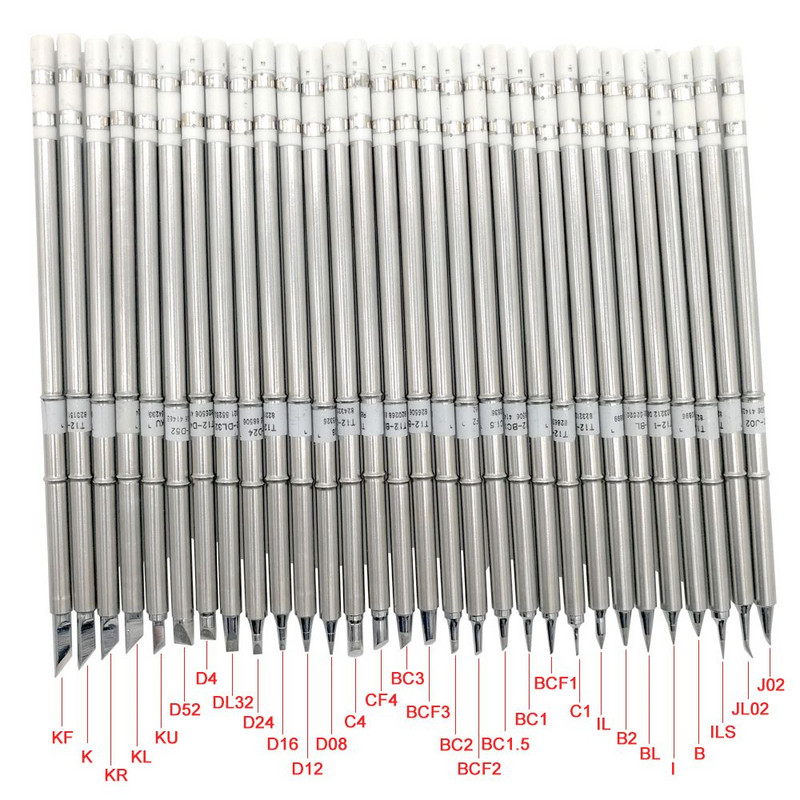 T12 elektromos forrasztópáka hegyű forrasztóállomás készletek Réz ólommentes hegesztőeszköz Fx951 Rework Station hegesztőpadhoz