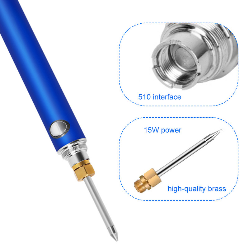 Hordozható vezeték nélküli töltés elektromos forrasztópáka ón forrasztópáka USB gyorstöltő mikroelektronikai javítás hegesztőszerszámok