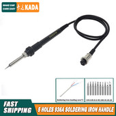 5 skylių litavimo stotelės geležinė rankena, skirta KADA 889.2009D+.858D+.858D++.8892D.858D+2.8582D+. 850VD+.852AD+.852.852D.852D+.936D