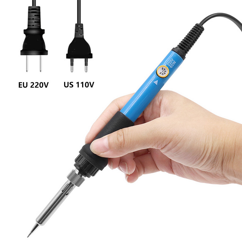 11 az 1-ben, állítható hőmérsékletű elektromos forrasztópáka 220V 110V 60W hegesztőforrasztó-újrafeldolgozó állomás melegítő ceruzacsúcsok javítószerszám