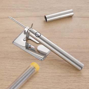 1 комплект удобен мини поялник, безопасен за използване, запояваща тенекиена писалка, USB зареждане, мини запояваща заваръчна писалка, ремонт