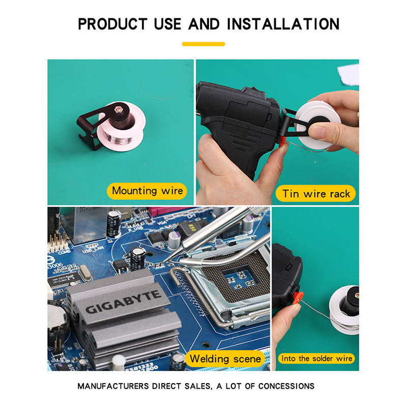 110V/220V 60W Rokas elektriskais lodāmurs Iekšējā apkure lodēšanas pistole Solda Automātiski nosūtīt skārda BGA metināšanas rīkus