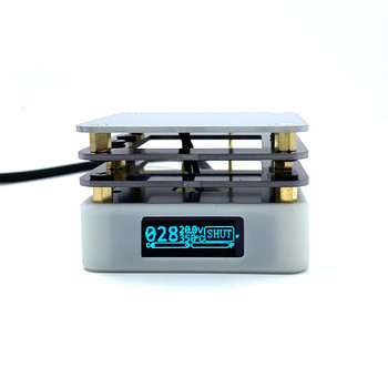 65W Мини нагревател за нагревателна плоча Предварително загряваща преработваща станция SMD печатна платка Запояване Разпояване Нагревателна плоча Инструменти за ремонт на LED лента