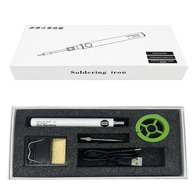 Φορητό κολλητήρι εργαλειοθήκη USB 5V 8W Ηλεκτρική Επαναφορτιζόμενη και Ρύθμιση Θερμοκρασίας Εξοπλισμός Συγκόλλησης