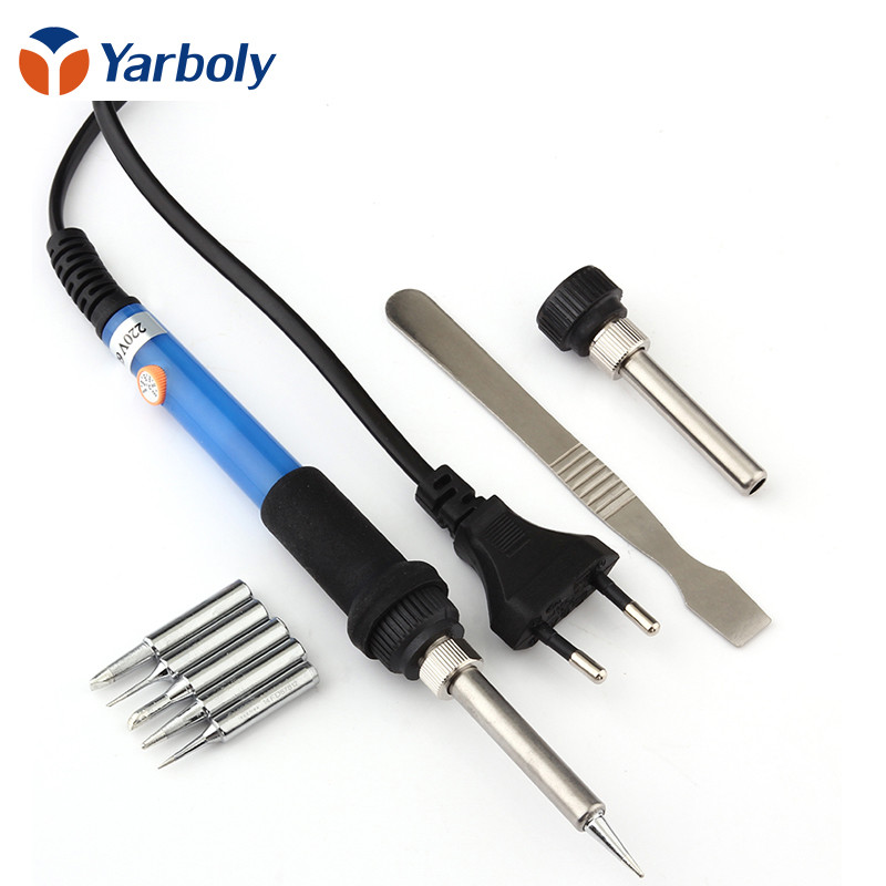 EU pistik 60W 220V Reguleeritav temperatuur elektrikeevitus jootmine jootekolb ümbertöötlemisjaam käepide kuumuspliiats tööriista hulgimüük