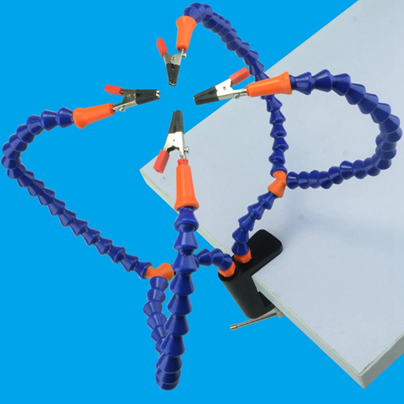 4 tk painduv käsi abistavad käed kolmanda käe jootmistööriist PCB hoidiku keevitusalus PCB parandamise trükkplaadi jaoks