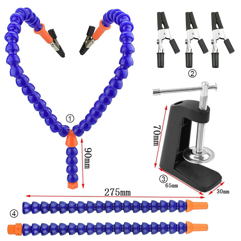 4 tk painduv käsi abistavad käed kolmanda käe jootmistööriist PCB hoidiku keevitusalus PCB parandamise trükkplaadi jaoks