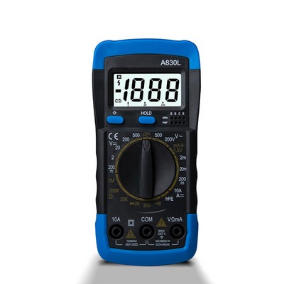 1 tk A830L LCD digitaalne multimeeter vahelduvvoolu alalispinge diood Freguency multitester Voolu tester helendav ekraan koos helisignaaliga