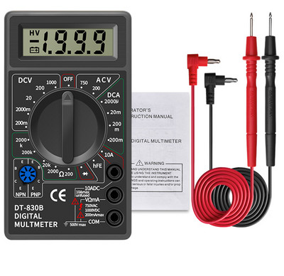 Dt830b digitális multiméteres mini univerzális kézi multiméteres elektromos műszer