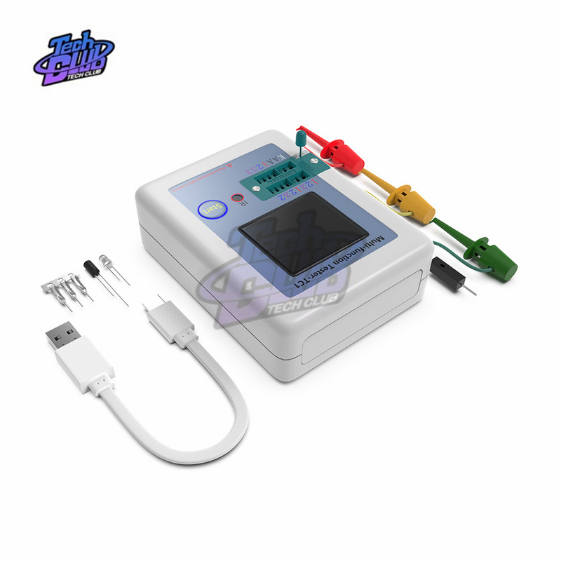 LCR-TC1 TC1 LCR-T7 tranzisztor tesztelő multiméter színes kijelzős TFT dióda trióda MOS/PNP/NPN kondenzátor ellenállás tranzisztorhoz
