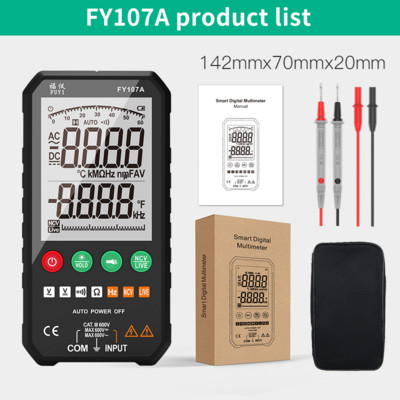 FUYI New Generation 600V Smart Telefon inteligent Multimetru digital Ohm Capacitate Hz AC DC NCV Advance Multimetro Tester