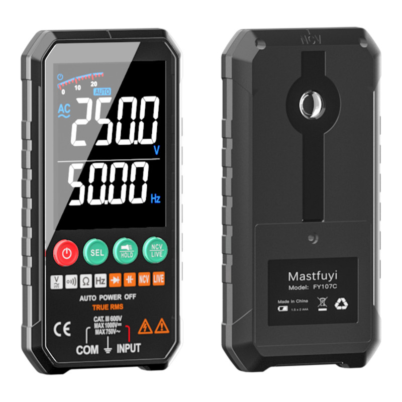 FUYI New Generation 600V Smart Telefon inteligent Multimetru digital Ohm Capacitate Hz AC DC NCV Advance Multimetro Tester