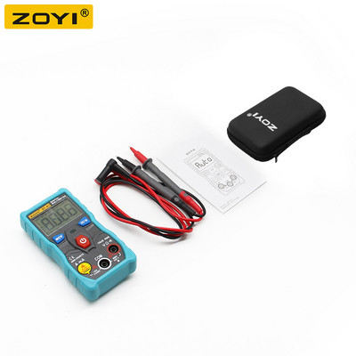 ZOYI ZT-S1 digitális multiméter teszter, automatikus mérési távolsággal True rms automotriz Mmultimetro NCV LCD háttérvilágítással + zseblámpával, mint az RM403B