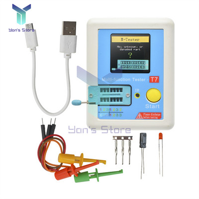 Uusim LCR-TC2 TC-T7-H LCR-TC1 transistori testeri multimeeter dioodtrioodile MOS/PNP/NPN kondensaatoritakisti transistor Vahetage