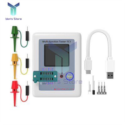 Uusim LCR-TC2 TC-T7-H LCR-TC1 transistori testeri multimeeter dioodtrioodile MOS/PNP/NPN kondensaatoritakisti transistor Vahetage