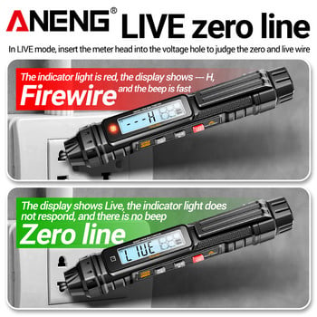 ANENG A3005 Digital Multimeter Pen 4000Counts Professional Meter Безконтактен автоматичен AC/DC тестер за напрежение Ом диод NCV тестер Инструмент