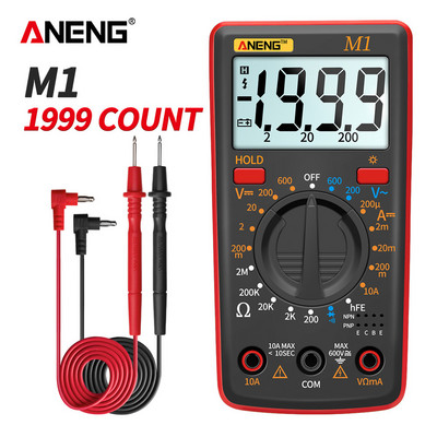 ANENG M1 Ψηφιακό πολύμετρο esrMeter Multimetro Tester True Rms Digital Multimeter Testers Multimeter Richmeters Dmm 400a 10A