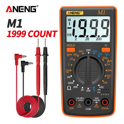 ANENG M1 Ψηφιακό πολύμετρο esrMeter Multimetro Tester True Rms Digital Multimeter Testers Multimeter Richmeters Dmm 400a 10A