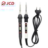 JCD 80W Ηλεκτρικό κολλητήρι LCD Ψηφιακή θερμοκρασία Ρυθμιζόμενη 220V/110V Εργαλείο συγκόλλησης Κεραμικός θερμαντήρας Συγκολλητικό σίδερο Rework