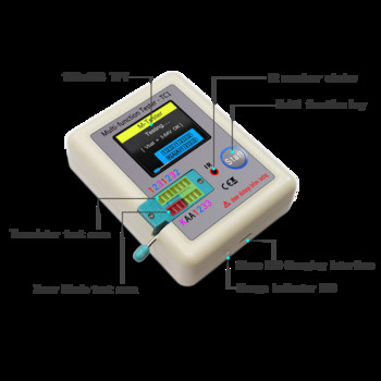 Мултиметър транзистор тестер TFT диод триод капацитет LCR ESR метър NPN PNP MOSFET LCR-T7 T1 T4