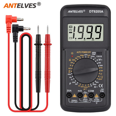 Multimetru profesional AC DC Tensiune curent Indicator Rezistență Capacitate HFE Diode Tester Multimetru digital cu sonerie