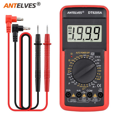 Multimetru profesional AC DC Tensiune curent Indicator Rezistență Capacitate HFE Diode Tester Multimetru digital cu sonerie
