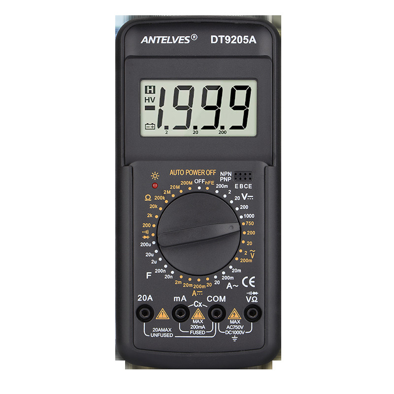 Multimetru profesional AC DC Tensiune curent Indicator Rezistență Capacitate HFE Diode Tester Multimetru digital cu sonerie