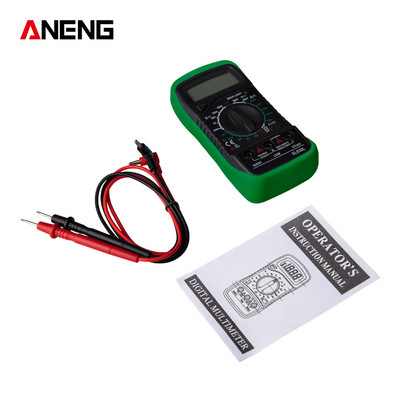 ANENG XL830L kézi digitális multiméter LCD háttérvilágítás Hordozható AC/DC ampermérő Voltmérő Ohm Feszültségmérő Multiméter