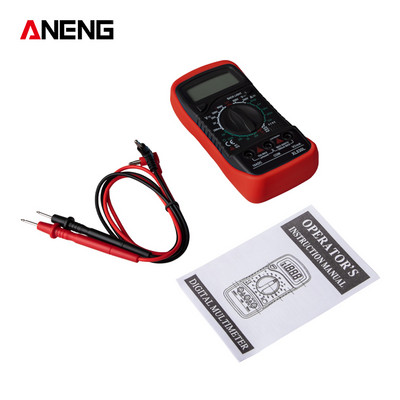 ANENG XL830L kézi digitális multiméter LCD háttérvilágítás Hordozható AC/DC ampermérő Voltmérő Ohm Feszültségmérő Multiméter