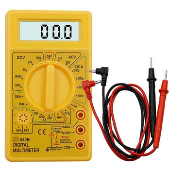 Ръчен A830L LCD цифров мултицет AC DC напрежение Диод Freguency Multitester Токов тестер DT830B Цифров мултицет