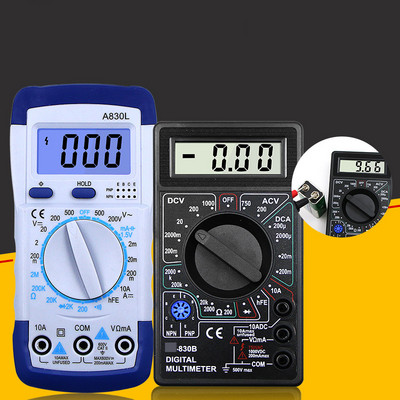 Rokas A830L LCD digitālais multimetrs maiņstrāvas līdzstrāvas sprieguma diode Freguency multitester strāvas testeris DT830B digitālais multimetrs