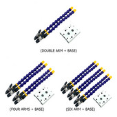 Menghină de bancă clemă de masă Stație de lipit cu brațe flexibile Suport fier de sudare clemă de masă instrument de reparare a treia mână de lipit