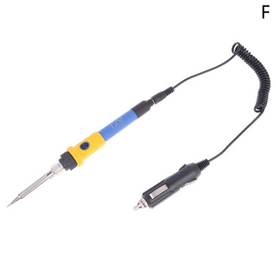 DC 12V Prijenosno lemilo Niskonaponski automobilski akumulator 60W Zavarivanje Alati za popravak Gumena ručka Punjivo lemilo