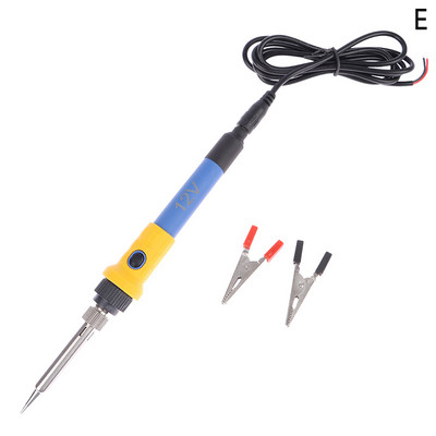 DC 12V Prijenosno lemilo Niskonaponski automobilski akumulator 60W Zavarivanje Alati za popravak Gumena ručka Punjivo lemilo