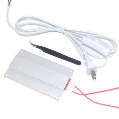 LED lampas lodīšu skaidu atlodēšanas rīks PTC sildīšanas plāksne 200W 300W 400W spilventiņu galds alumīnija plāksne elektriskā apsildes termostats