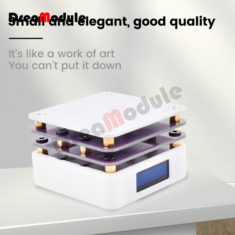 Mini kaitvietės pašildytuvo pakaitinimo stoties perdirbimo stotelė PCB plokščių litavimo išlitavimas kaitinimo plokštės OLED ekranas LED taisymo įrankiai