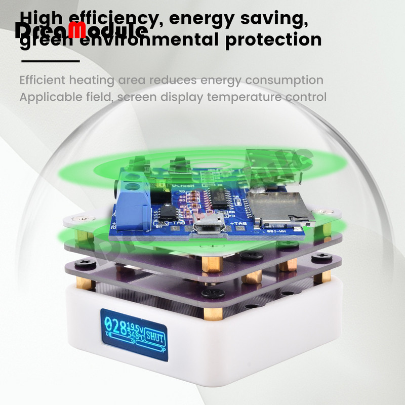 Mini kaitvietės pašildytuvo pakaitinimo stoties perdirbimo stotelė PCB plokščių litavimo išlitavimas kaitinimo plokštės OLED ekranas LED taisymo įrankiai