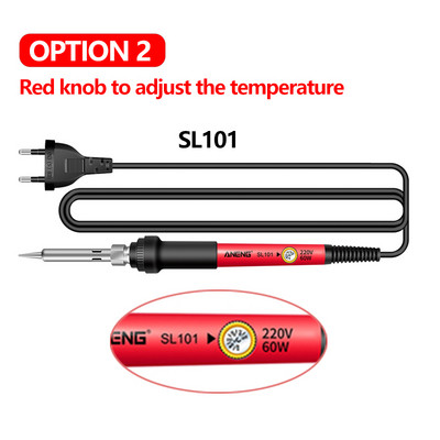 60W Električno lemilo LCD Digitalni zaslon Komplet s podesivom temperaturom Lem za zavarivanje Stanica za doradu Toplinska olovka 220V 110V