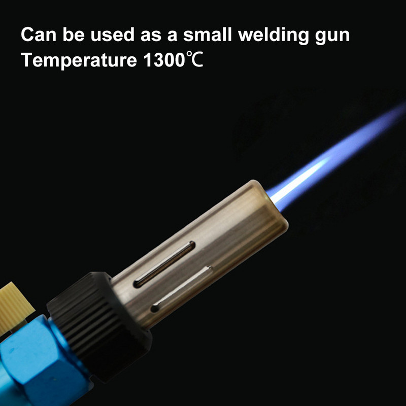Profesionāls butāna gāzes lodāmurs bezvadu metināšanas pildspalvas deglis, izpūšot butāna lodlampa lodāmura butāna uzgalis rokas rīks