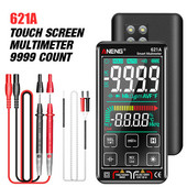 Automaatse ulatusega LCD puuteekraan NCV universaalne mitme meetri elektriline mahtuvus 9999 loeb 621A digitaalne nutikas multimeetri tester