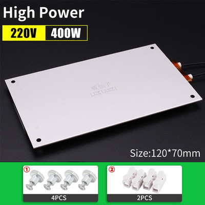 LUXIANZI 200/300/400W PTC Placă de încălzire Chip BGA Bile de lipit Split Aluminiu Led Stație de dezlipire Instrument pentru bordul de demolare