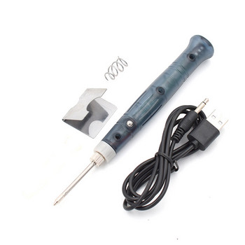 Преносим USB поялник Професионални инструменти за електрическо нагряване Преработка със светлинен индикатор Дръжка Заваръчен пистолет BGA Инструмент за ремонт